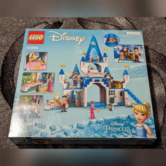 Disney Cinderella and Prince Charming Castle Lego Set 43206 Brand New - Picture 2 of 4